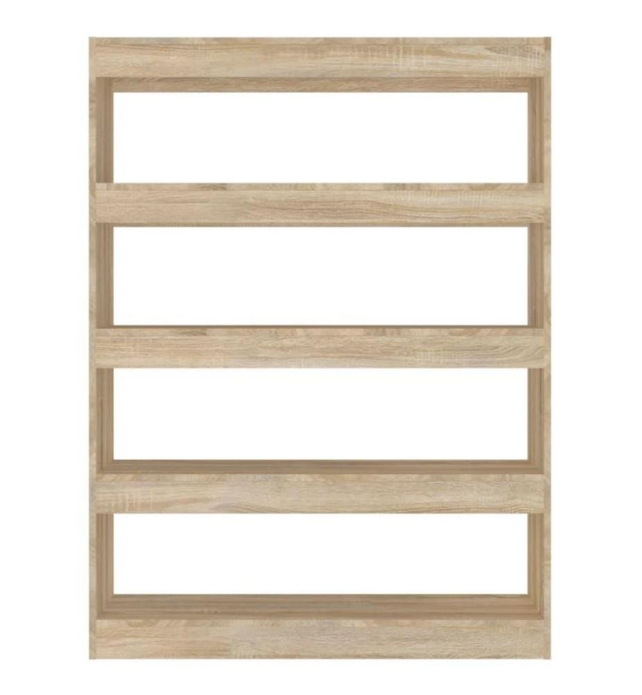 Bücherregal/Raumteiler Sonoma-Eiche 100x30x135 cm
