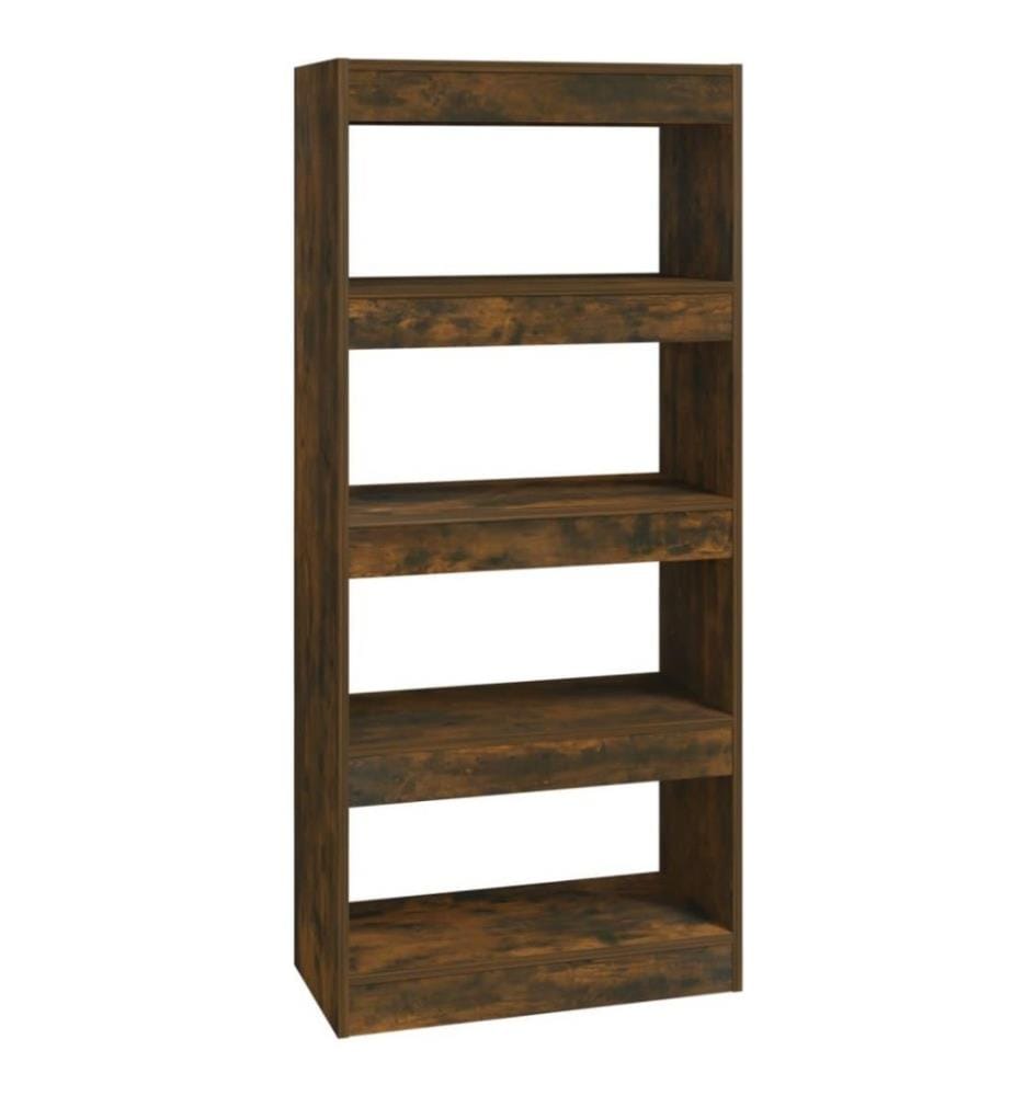 Bücherregal/Raumteiler Räuchereiche 60x30x135 cm Holzwerkstoff