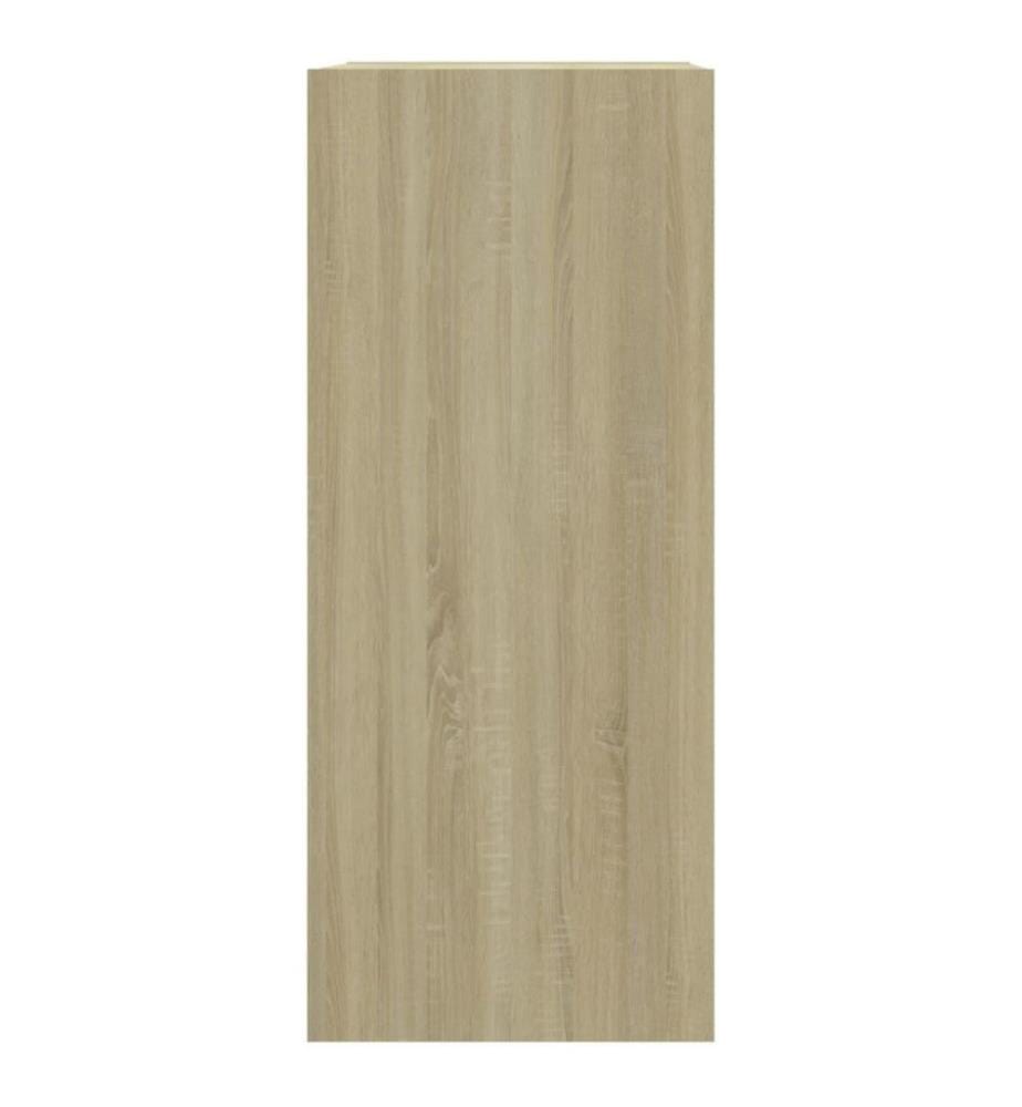 Bücherregal/Raumteiler Sonoma-Eiche 40×30×72 cm