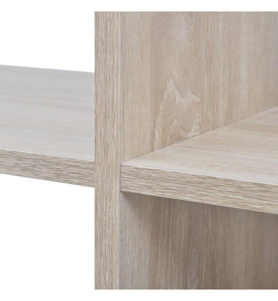 Treppenregal Bücherregal 142 cm Eiche