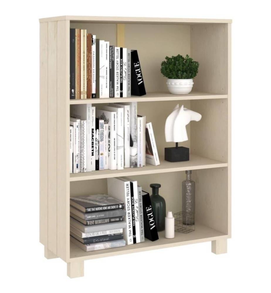 Bibliothèque Marron miel 85x35x112 cm Bois de pin massif