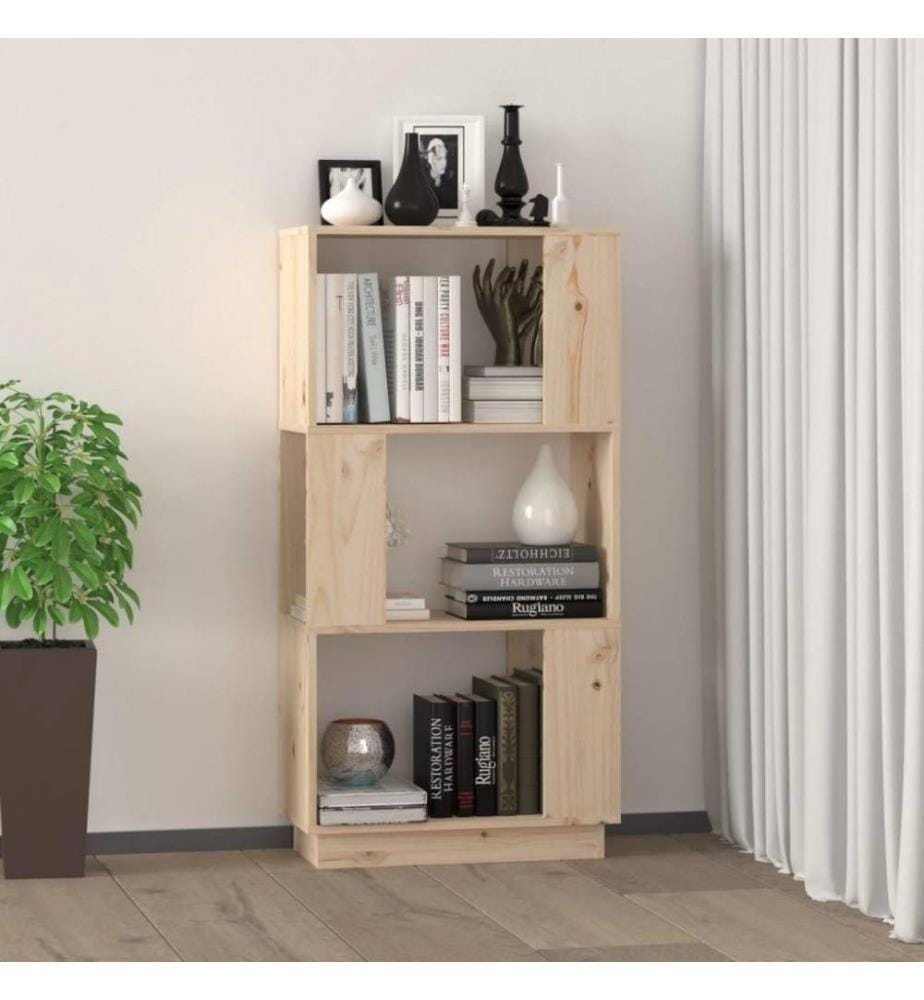 Bücherregal/Raumteiler 51x25x101 cm Massivholz Kiefer