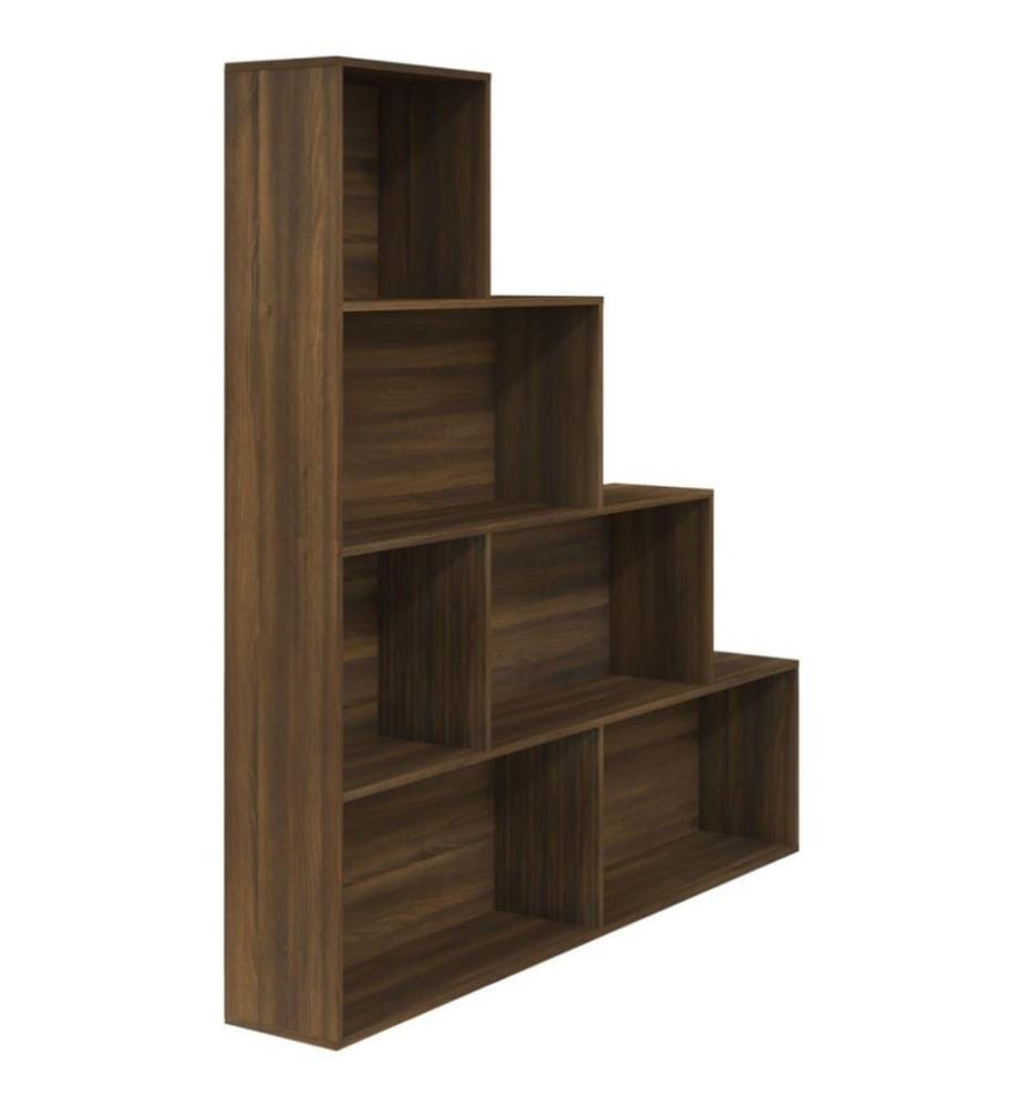 Bücherregal Braun Eichen-Optik 155x24x160 cm