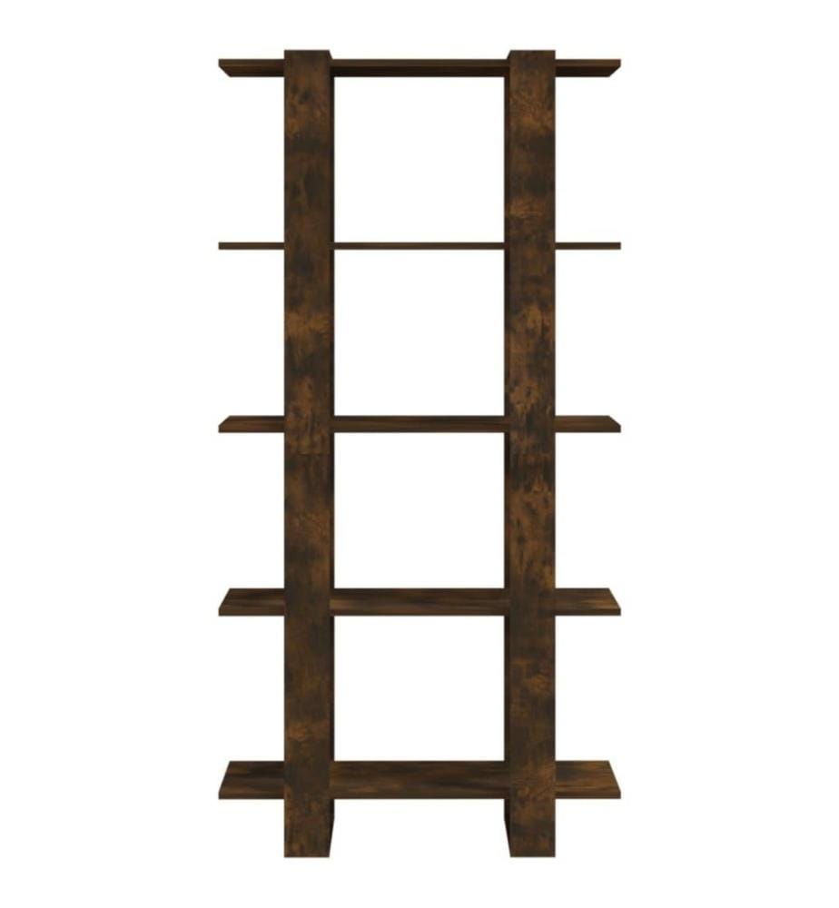 Bücherregal/Raumteiler Räuchereiche 80x30x160 cm Holzwerkstoff