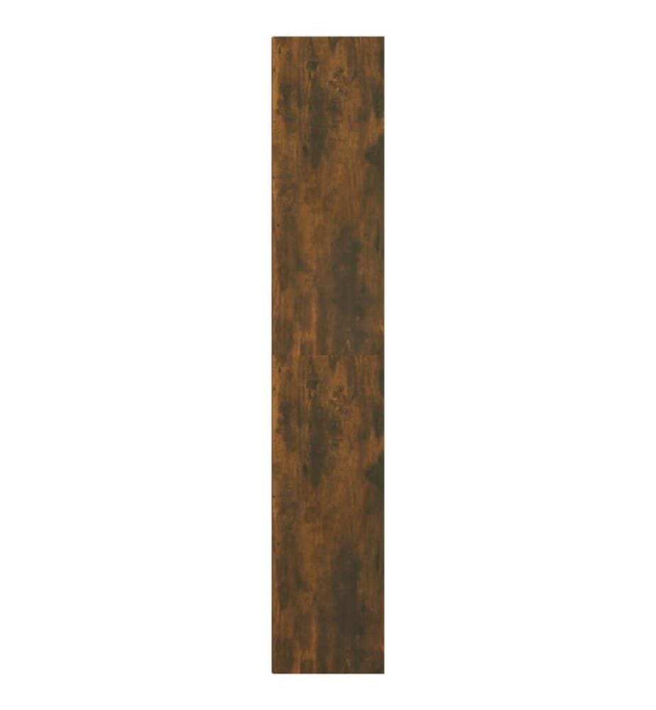 Bücherregal Räuchereiche 36x30x171 cm Holzwerkstoff