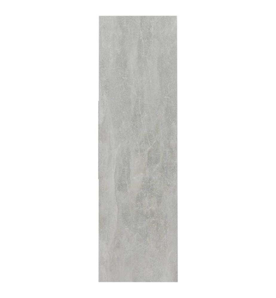 Bücherregal Betongrau 97,5x29,5x100 cm Holzwerkstoff