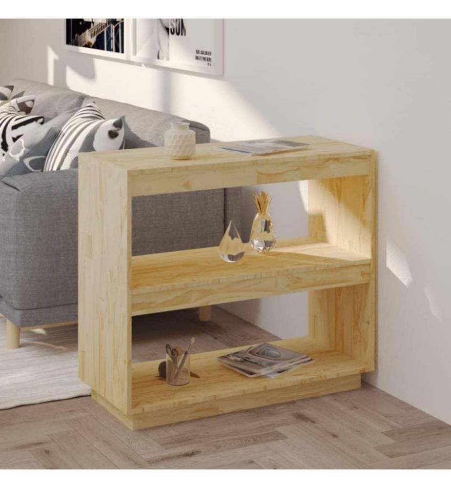 Bibliothèque 80x35x71 cm Bois de pin massif
