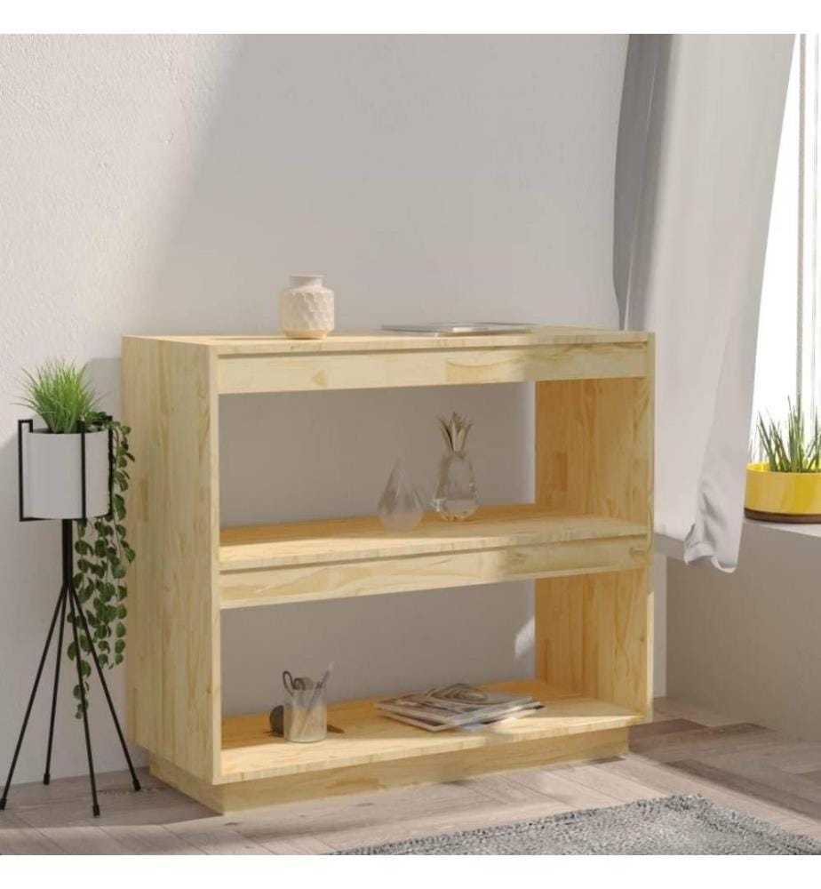 Bibliothèque 80x35x71 cm Bois de pin massif