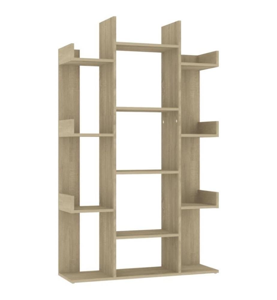 Bibliothèque Chêne Sonoma 86x25,5x140 cm Aggloméré