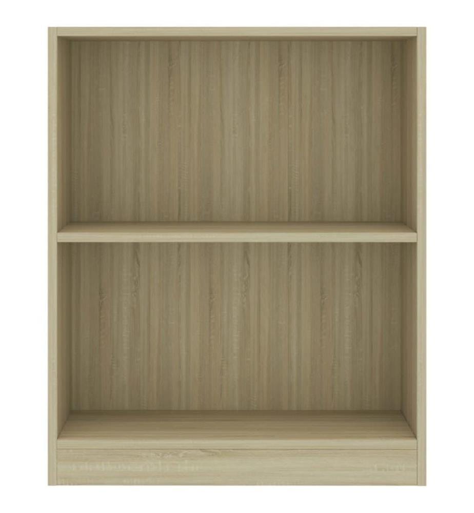 Bücherregal Sonoma-Eiche 60x24x74,5 cm Holzwerkstoff