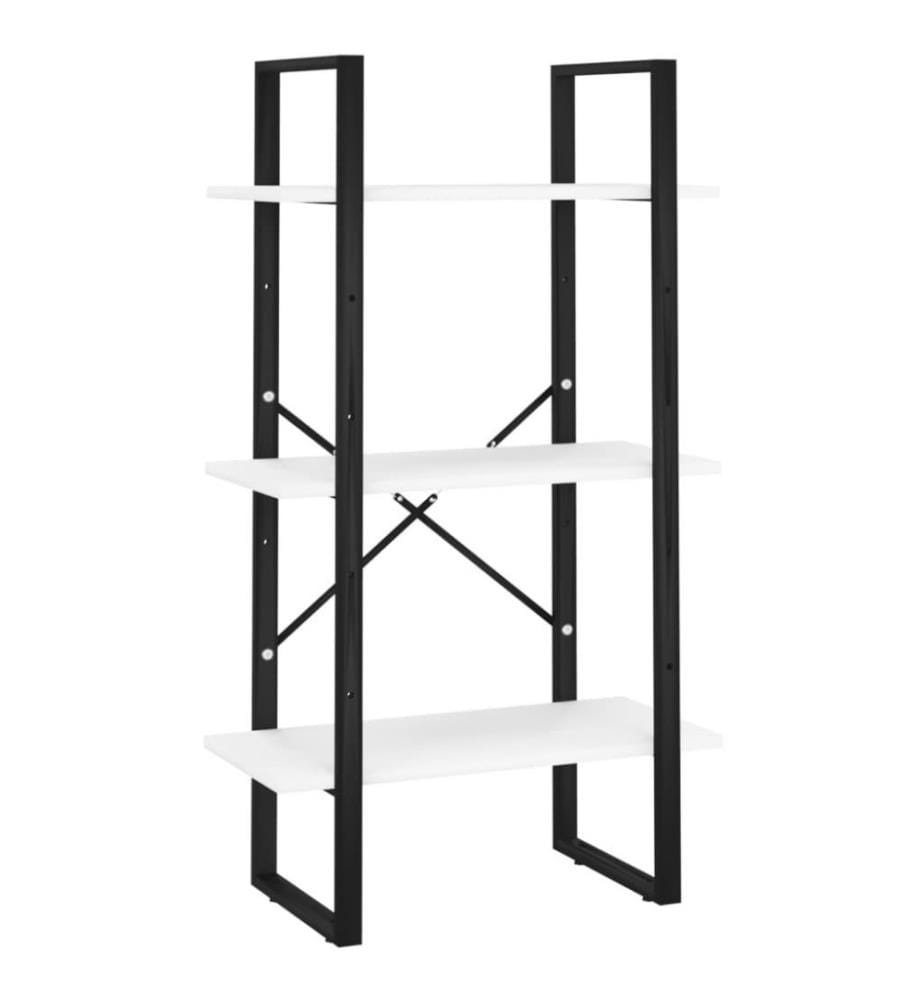 Lagerregal Weiss 60x30x105 cm Holzwerkstoff