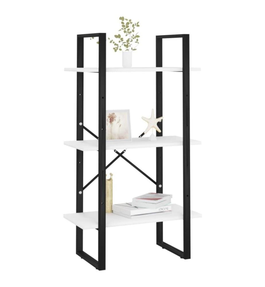 Lagerregal Weiss 60x30x105 cm Holzwerkstoff