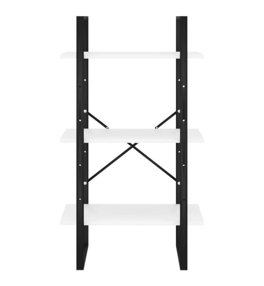 Lagerregal Weiss 60x30x105 cm Holzwerkstoff