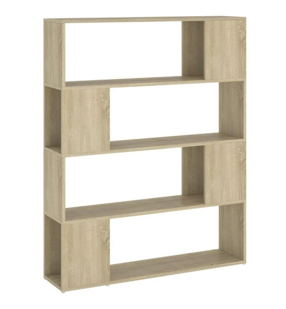 Bücherregal Raumteiler Sonoma-Eiche 100x24x124 cm
