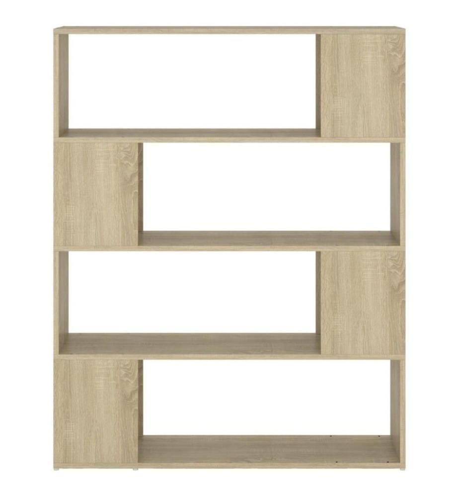 Bücherregal Raumteiler Sonoma-Eiche 100x24x124 cm