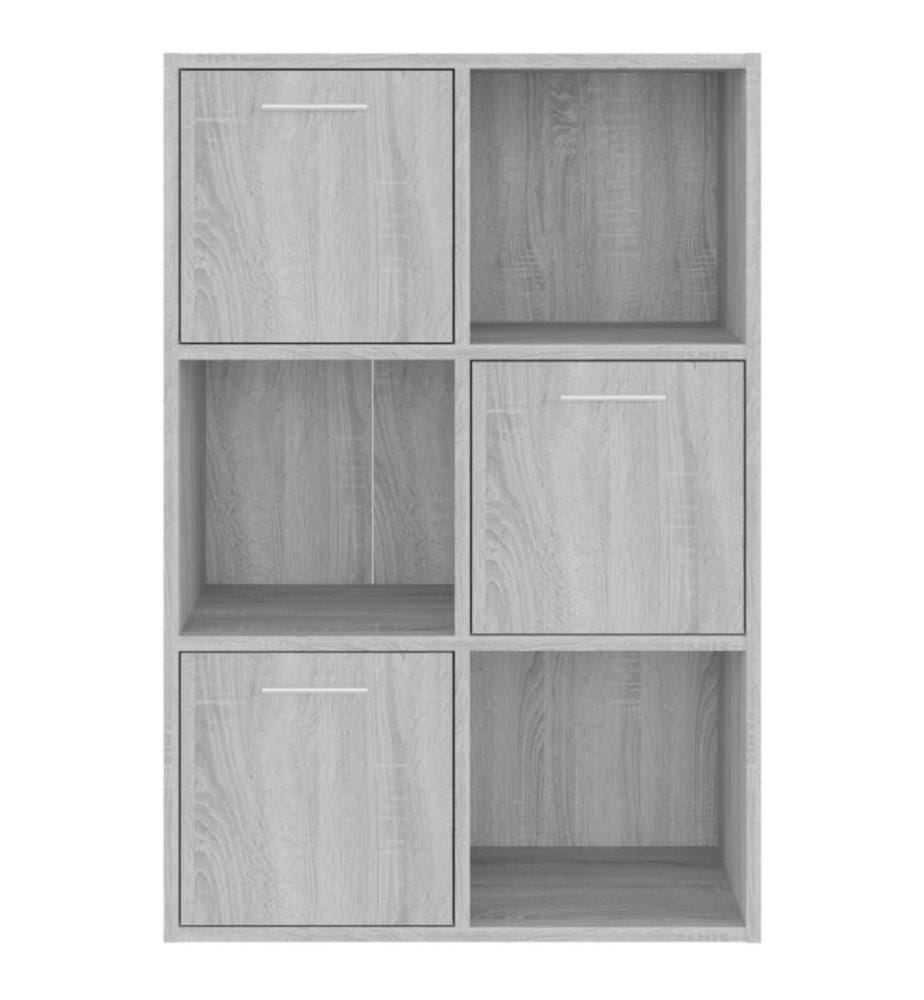 Lagerschrank Grau Sonoma 60x29,5x90 cm