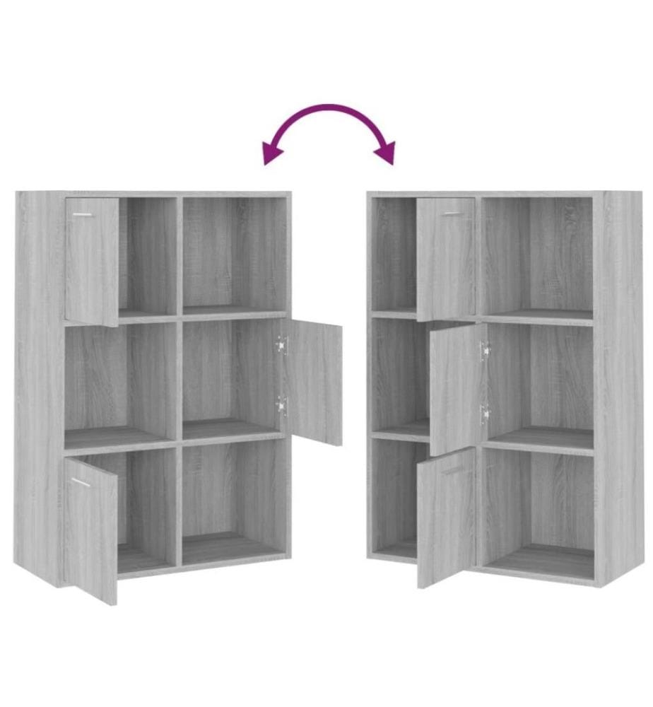 Lagerschrank Grau Sonoma 60x29,5x90 cm