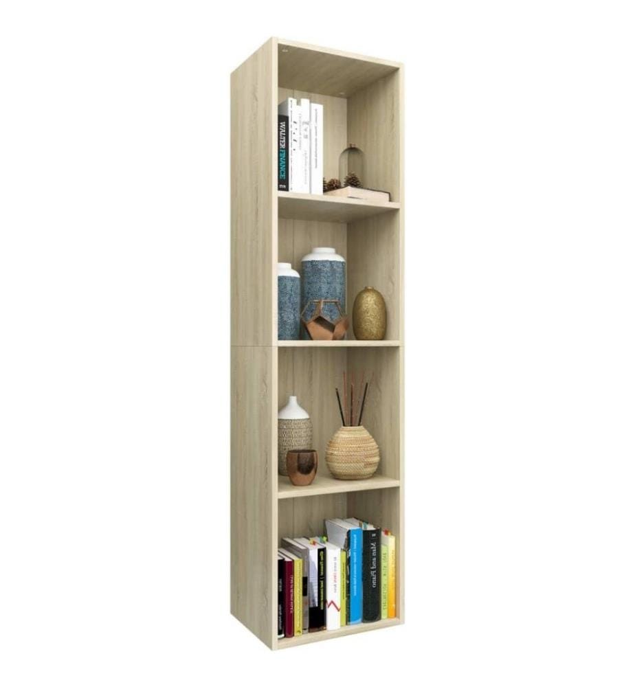Bibliothèque/Meuble TV Chêne sonoma 36 x 30 x 143 cm Aggloméré