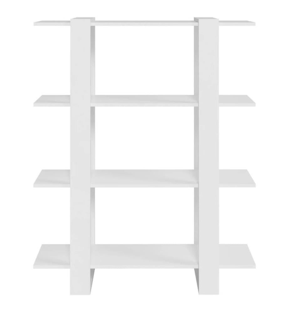 Bücherregal/Raumteiler Weiss 100x30x123,5 cm