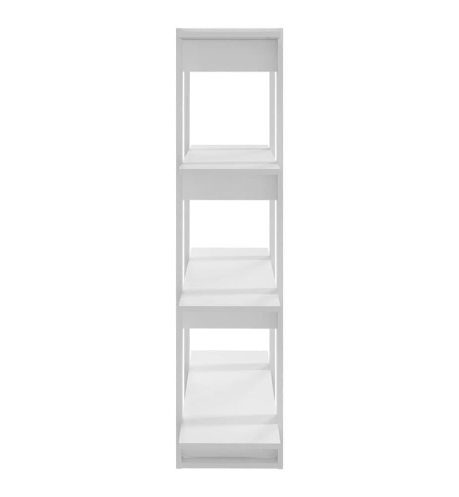 Bücherregal/Raumteiler Weiss 100x30x123,5 cm
