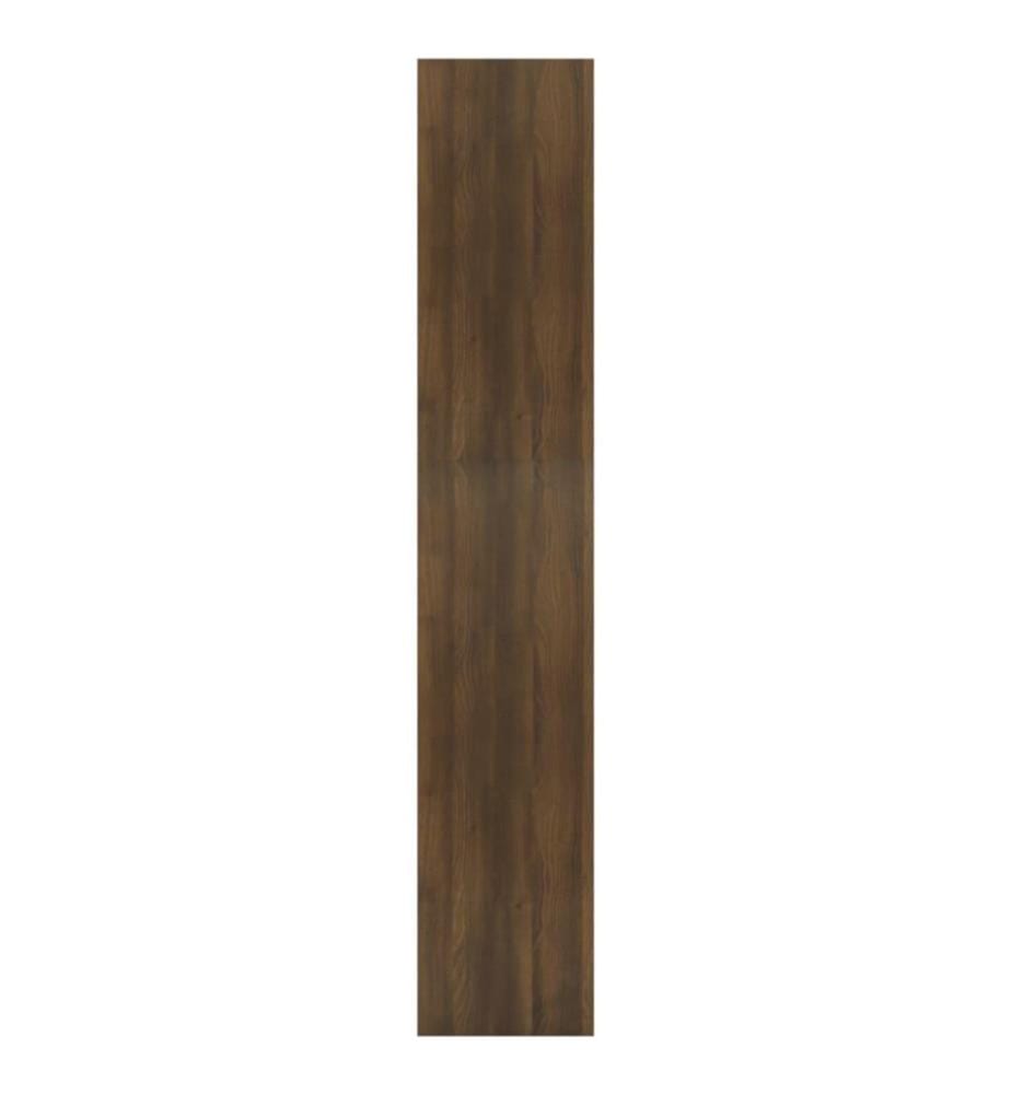 Bücherregal/Raumteiler Braun Eiche 60x30x166 cm Holzwerkstoff