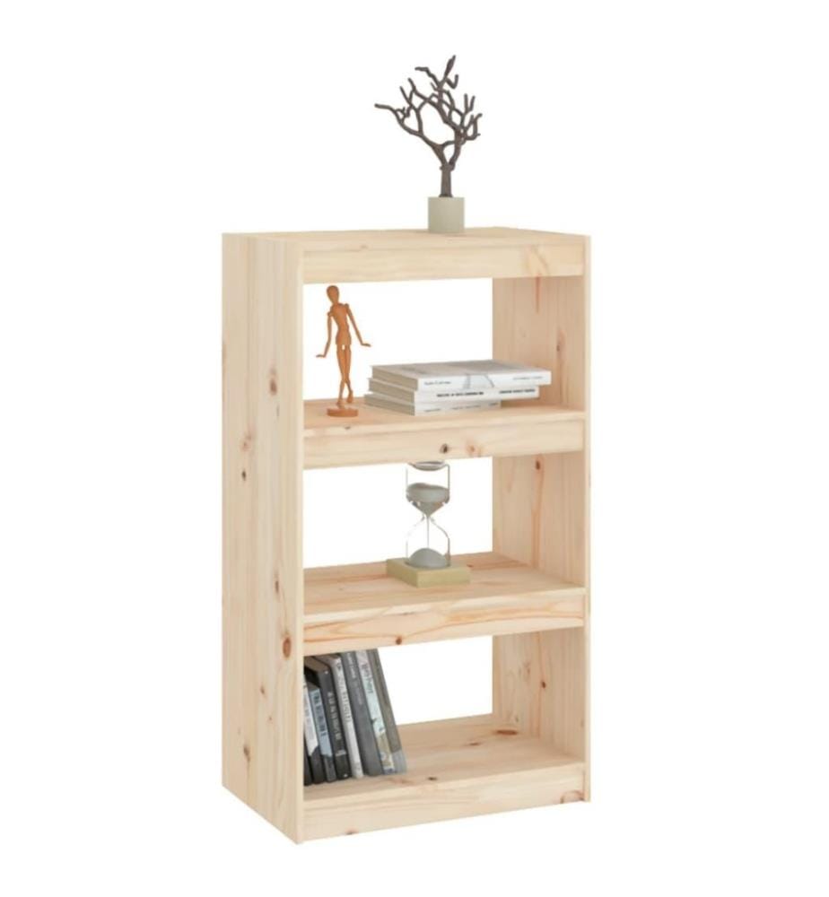 Bücherregal/Raumteiler 60x30x103,5 cm Massivholz Kiefer