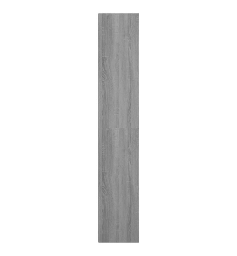 Bücherregal Grau Sonoma 36x30x171 cm Holzwerkstoff