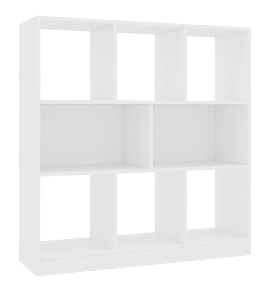 Bücherregal Weiss 97,5×29,5×100 cm Holzwerkstoff