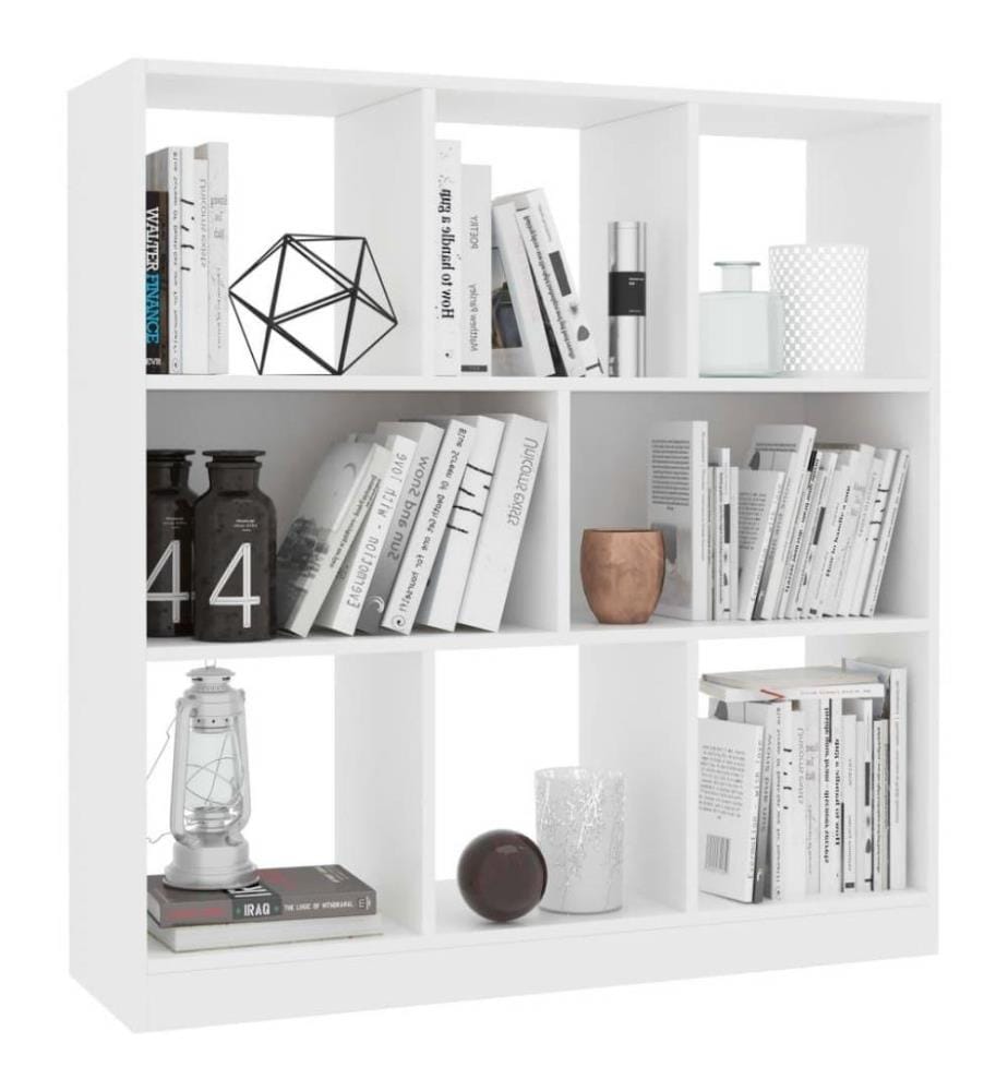 Bücherregal Weiss 97,5×29,5×100 cm Holzwerkstoff
