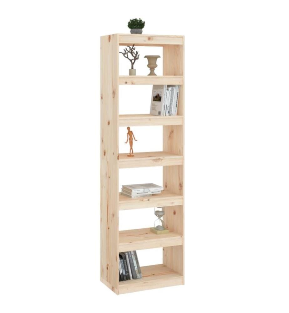 Bücherregal/Raumteiler 60x30x199,5 cm Massivholz Kiefer