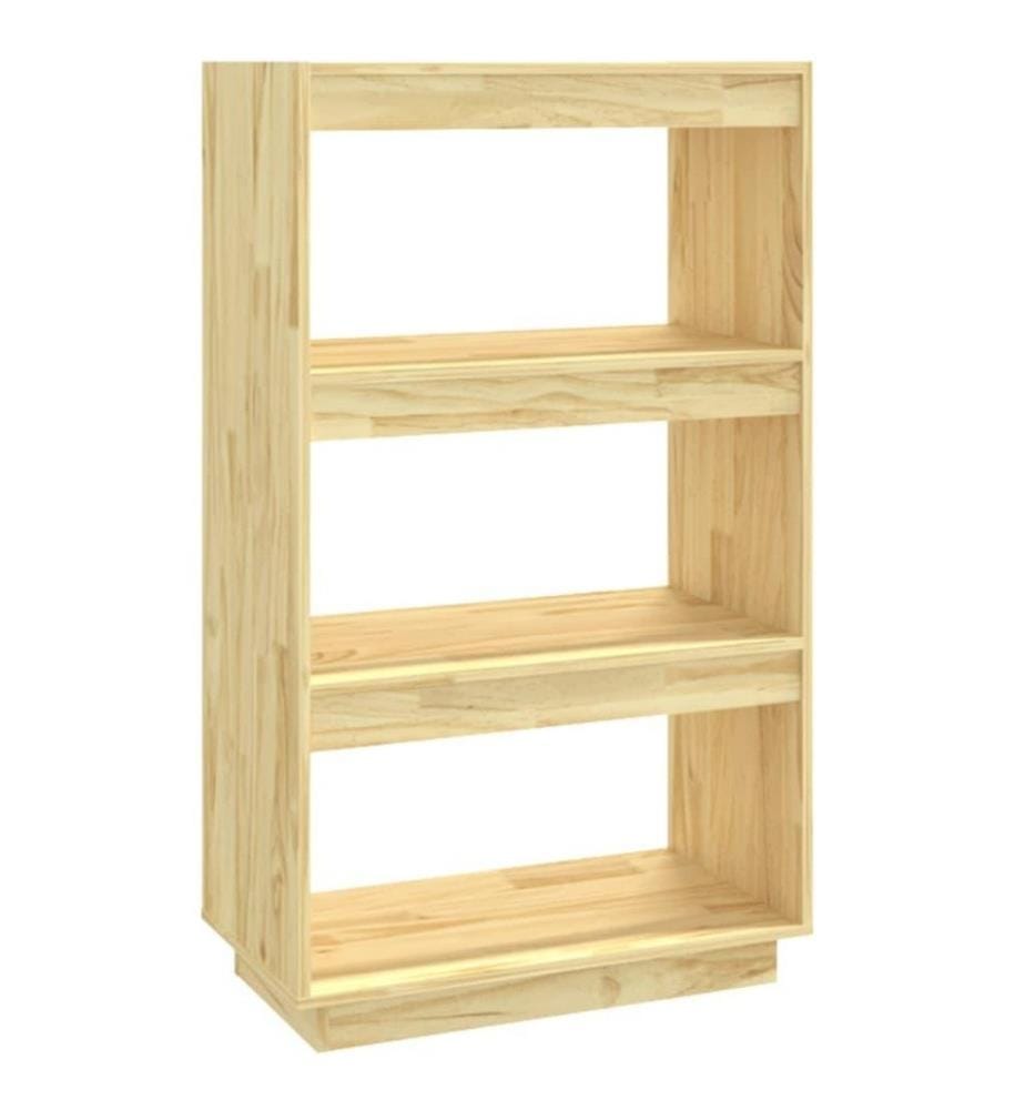 Bibliothèque/Séparateur de pièce 60x35x103 cm Pin massif