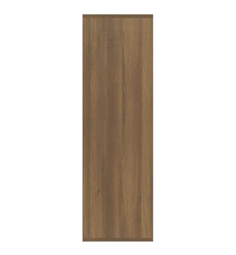 Bücherschrank Braun Eichen-Optik 98x30x98 cm