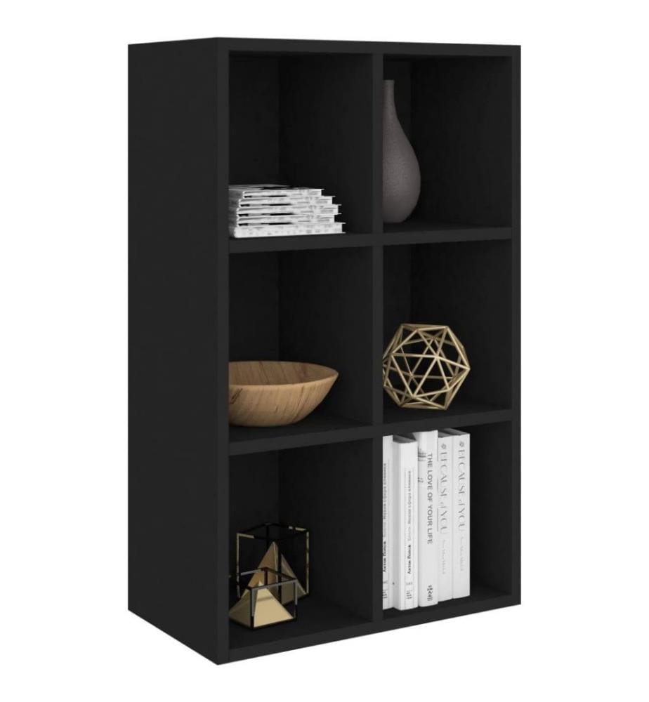 Bücherregal/Sideboard Schwarz 66x30x97,8 cm Holzwerkstoff