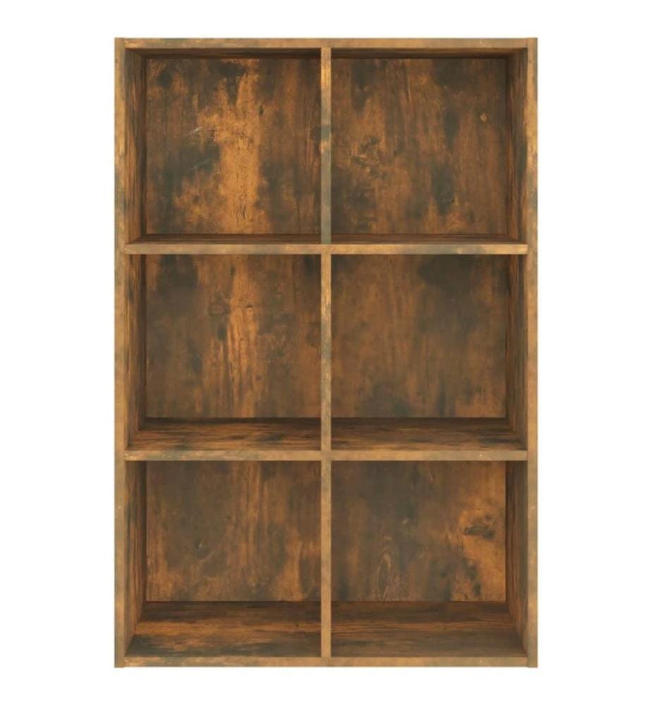 Bücherregal/Sideboard Räuchereiche 66x30x98 cm Holzwerkstoff