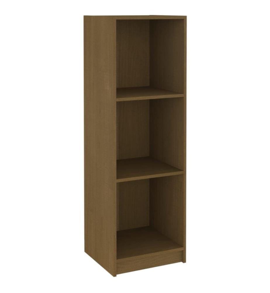 Bücherregal/Raumteiler Honigbraun Massivholz Kiefer