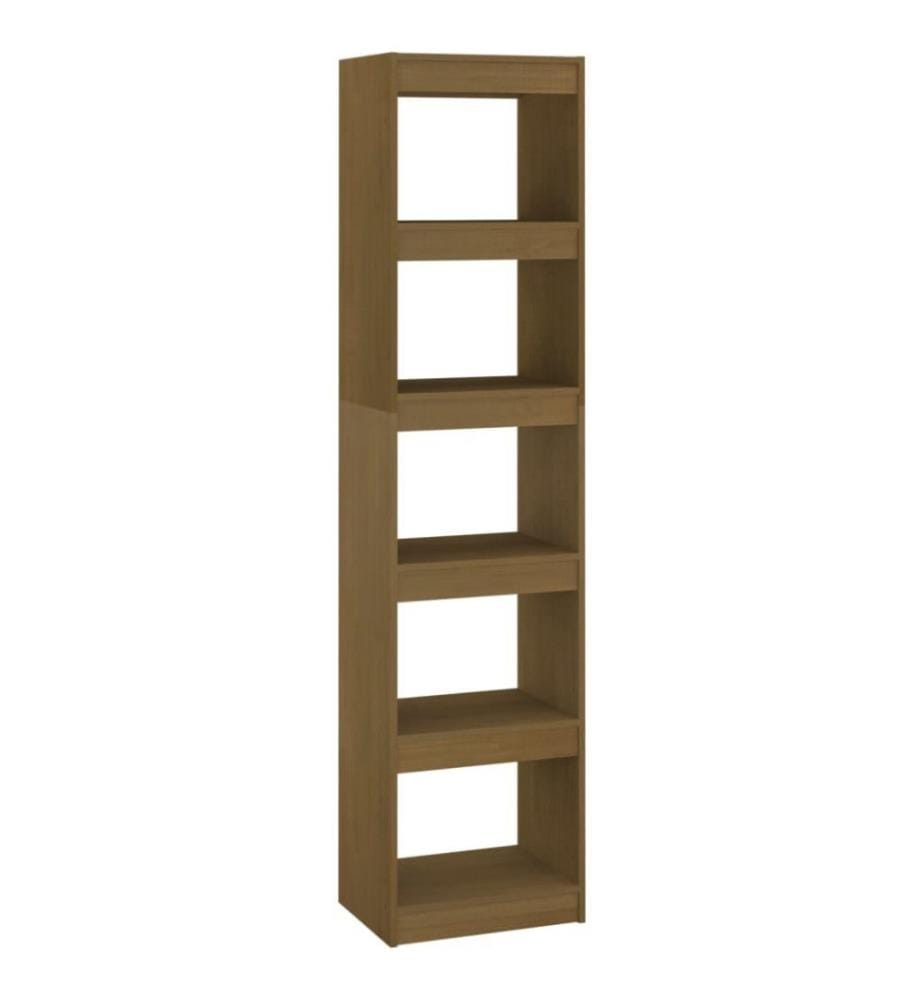 Bibliothèque/Séparateur de pièce Marron miel 40x30x167,5 cm Pin