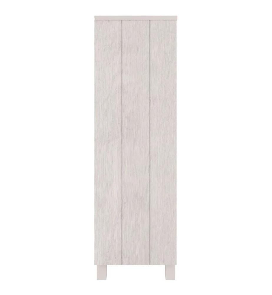Bibliothèque Blanc 85x35x112 cm Bois de pin massif