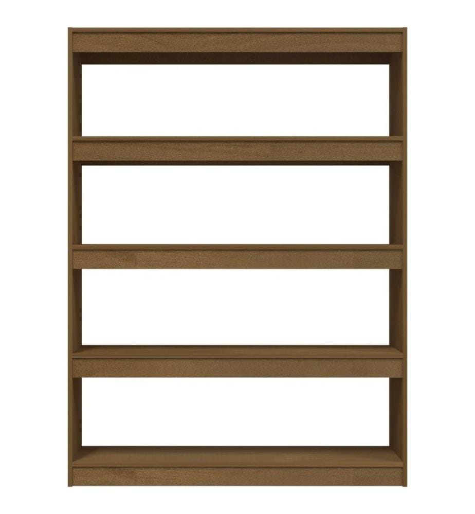 Bücherregal/Raumteiler 100x30x135,5 cm Massivholz Kiefer