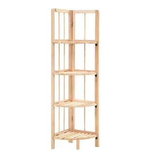 Étagère d'angle Bois de cèdre 27 x 27 x 110 cm