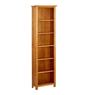 Bibliothèque à 6 niveaux 52x22x180 cm Bois de chêne massif