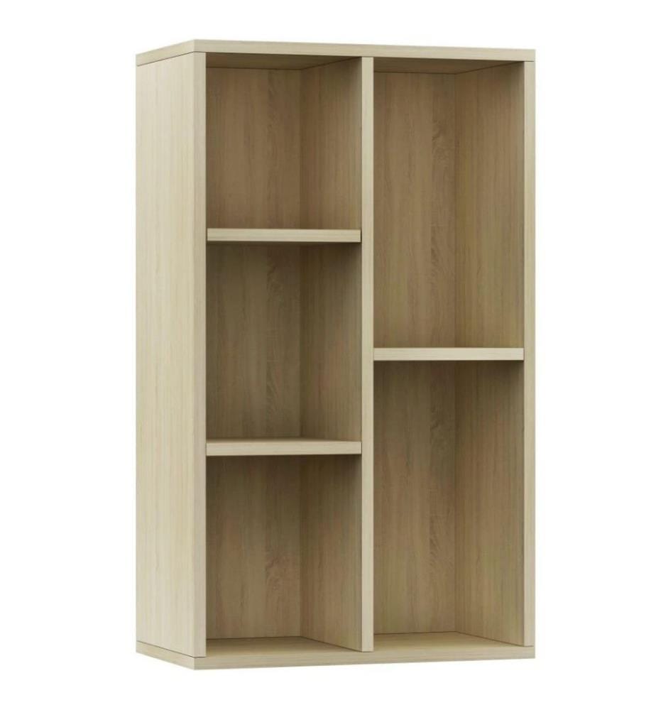 Bücherregal/Sideboard Sonoma Eiche 50x25x80 cm Holzwerkstoff