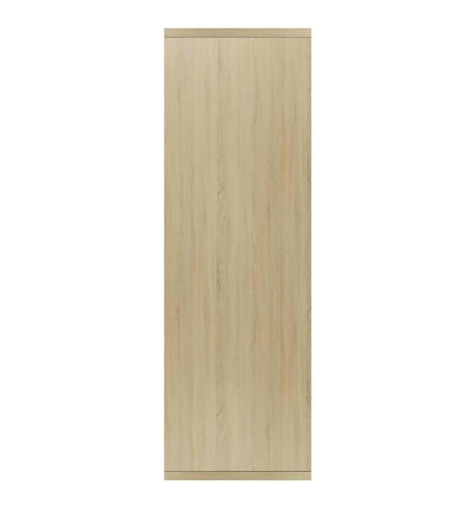 Bücherregal/Sideboard Sonoma Eiche 50x25x80 cm Holzwerkstoff
