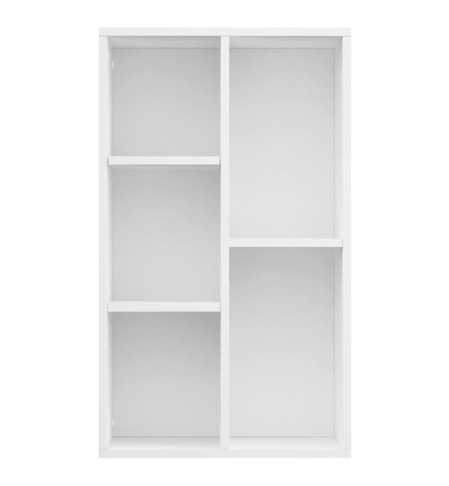 Bücherregal/Sideboard Weiss 50x25x80 cm Holzwerkstoff