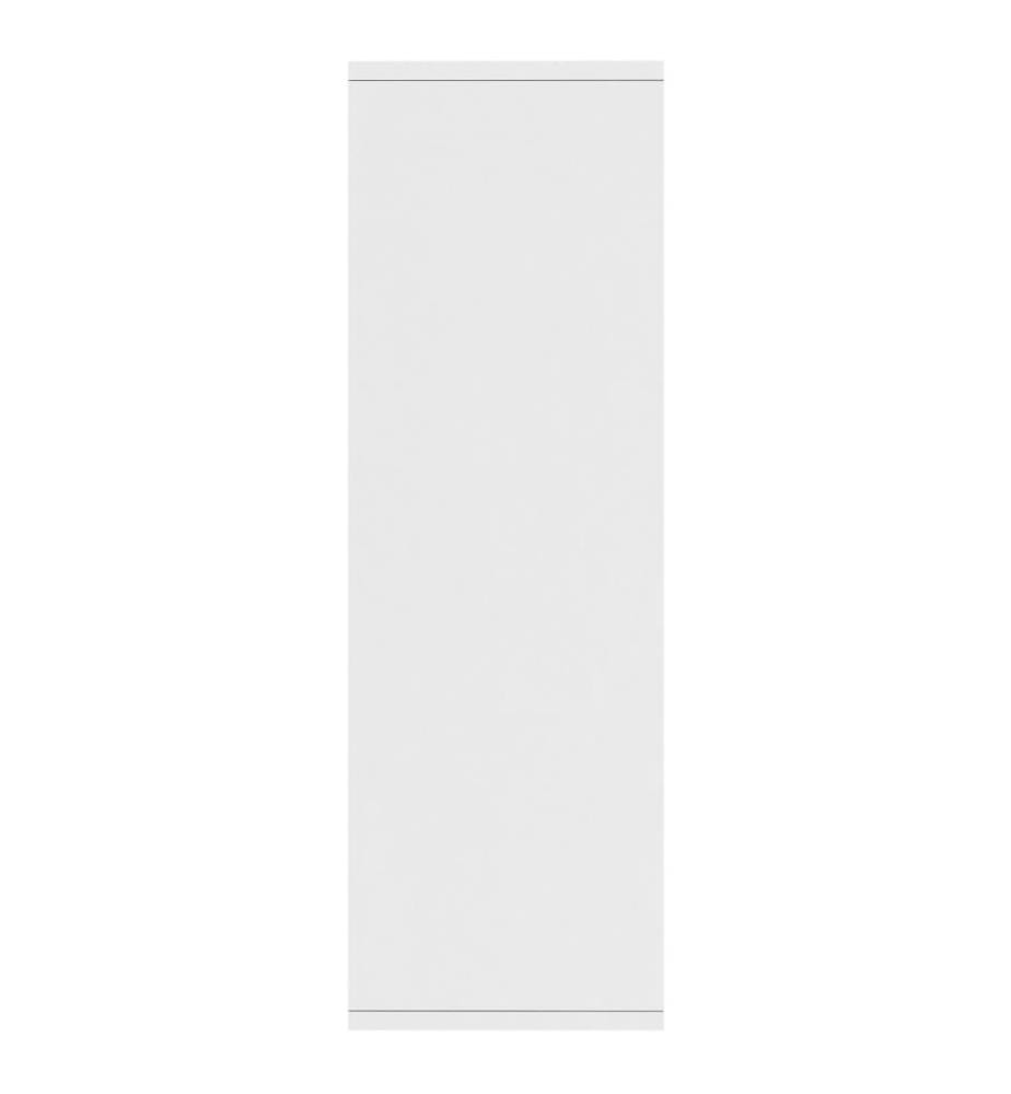 Bücherregal/Sideboard Weiss 50x25x80 cm Holzwerkstoff