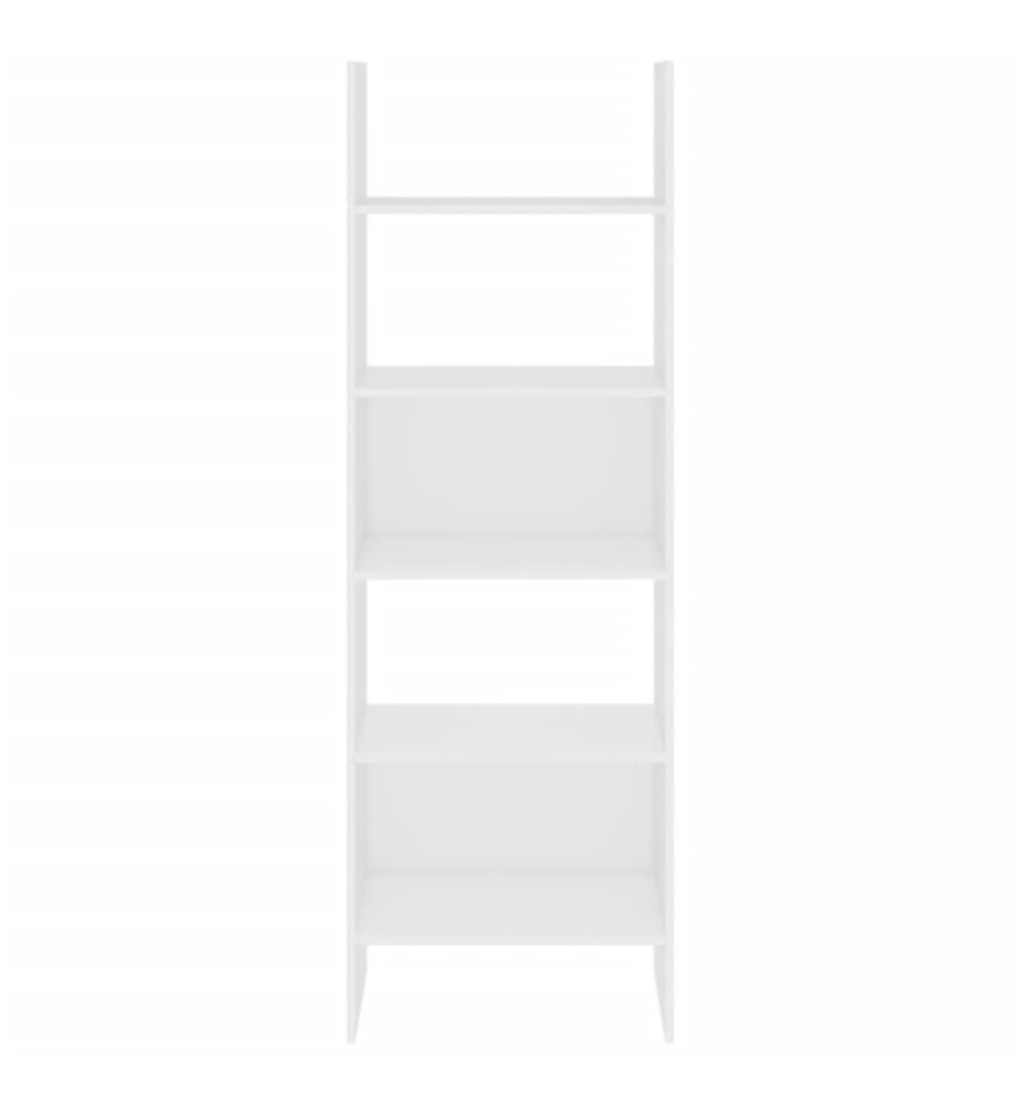 Bibliothèque Blanc 60x35x180 cm Aggloméré