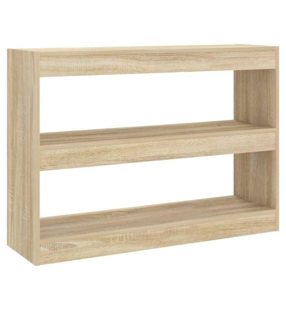 Bücherregal/Raumteiler Sonoma-Eiche 100x30x72 cm