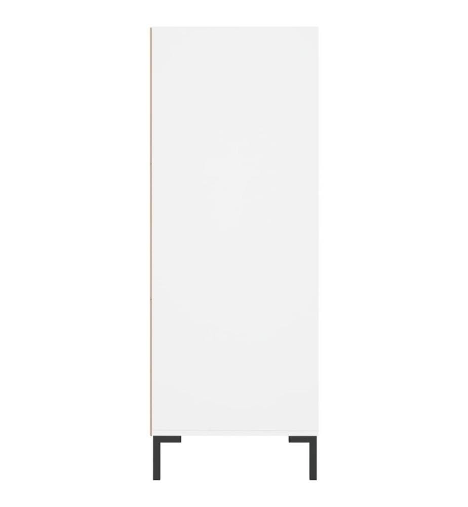 Bibliothèque blanc 69,5x32,5x90 cm bois d'ingénierie