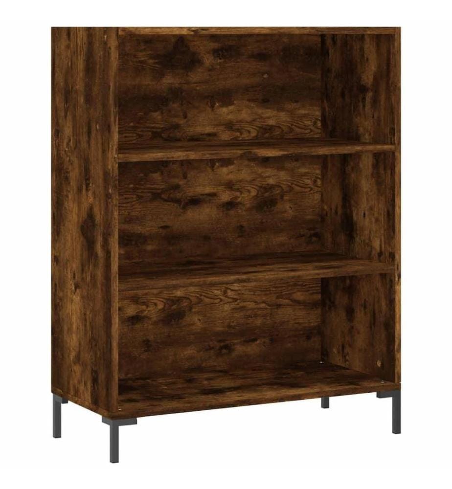 Bücherregal Räuchereiche 69,5x32,5x90 cm Holzwerkstoff