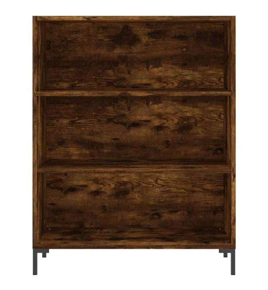 Bücherregal Räuchereiche 69,5x32,5x90 cm Holzwerkstoff