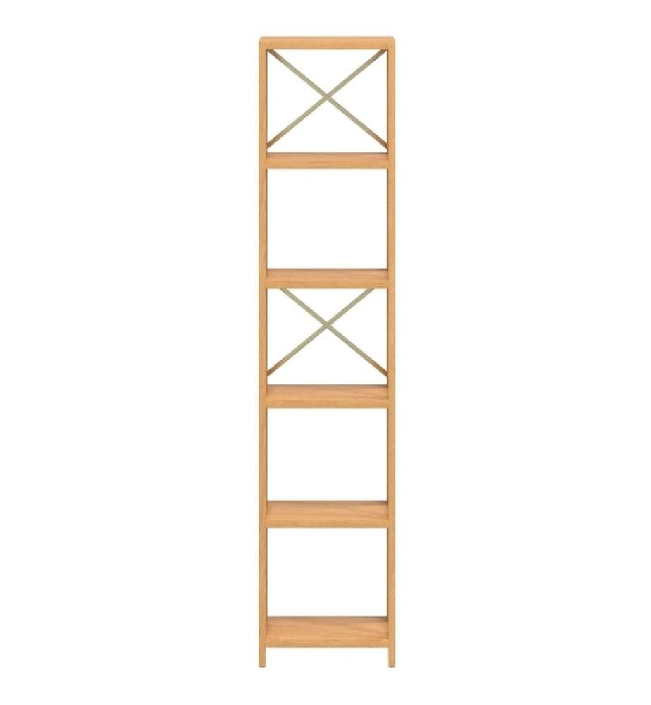 Regal mit 6 Böden 40x30x181 cm Massivholz Eiche
